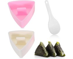 Driehoekige Rijstbal Vormpjes Set voor Authentieke Onigiri en Sushi