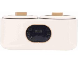 Dubbele Slowcooker - Multifunctionele Rijstkoker en Voedselverwarmer voor Thuis