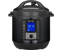 Elektrische drukkoker 6L | Multicooker met 12 programma's | Snelkookpan | Rijstkoker | Stoomkoker met warmhoudfunctie
