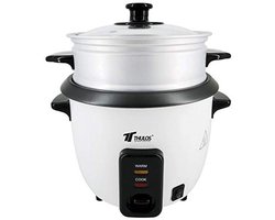 Elektrische rijstkoker 0.6 L - Perfect voor 2-3 porties met warmhoudfunctie