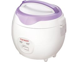 Elektrische Rijstkoker voor 6 Personen - Drukloos Koken - Paars/Wit