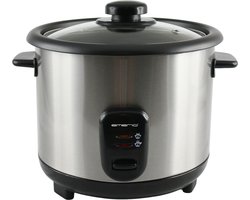 Emerio Rijstkoker 1,5 liter - Warmhoudfunctie en Automatische uitschakeling - Anti-aanbaklaag - RCE-110118.5 Zwart