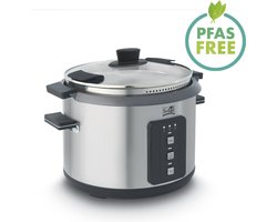 FRITEL Pasta - Rijstkoker RC 1378 - Elektrische waterkoker / Snelkoker - 6 liter - 1100W - 3 Functies - Uitneembare kuip - PFAS-vrij