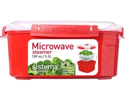 Herbruikbare multifunctionele stoomkoker voor magnetrons - 3,2 l