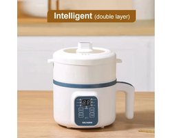 Lynly - Elektrische Rijstkoker Hotpot Keuken en Thuis smart - Multicookers - rijstkokers - stomer - crockpot - slowcooker 1.7L