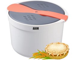 Magnetron Rijstkoker 2 Liter met Stoomfunctie en Zeef