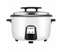 MAXX Marine - Rijstkoker - Grote rijstkoker - 4 Liter - Warm-houdfunctie - Inlcusief maatbeker - 25 personen - Elektrisch