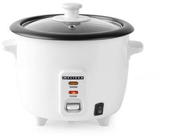 Melissa 16280022 - Rijstkoker - 0,6 l - Antiaanbaklaag - Uitneembare binnenpan - 300 W - Automatische uitschakeling