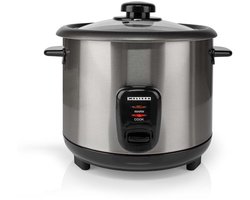 Melissa 16280024 - Rijstkoker, 1,5 l, 500 W, Anti-aanbaklaag, Uitneembare kom, Stoommandje, Warmhoudfunctie, Automatische uitschakeling