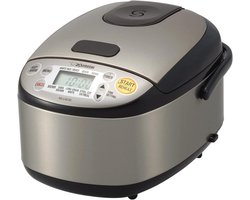 Micom Rijstkoker & Warmer voor 3 Koffiekopjes - Roestvrij Zwart