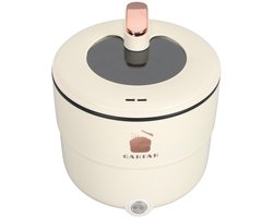 Mini rijstkoker, 1,8 liter reisrijstkoker, kleine rijstkoker voor in de auto, persoonlijke rijstkoker, draagbare rijstkoker voor 1-2 personen, rijstkoker voor granen, witte rijst, havermout,