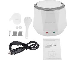 Mini-rijstkoker en stoompan - warmhoudfunctie timer - premium pan - kleine multikoker - rijstkoker voor auto - 24 V 140 W - 16 l - 1-2 personen