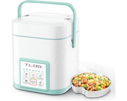 Mini-rijstkoker met keramische coating - Draagbare rijstkoker voor 1-3 personen