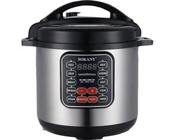 Multifunctionele roestvrijstalen snelkookpan 1200W - 9 L