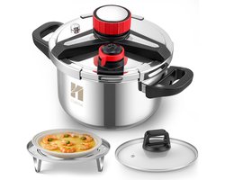 Multifunctionele Snelkookpan 5L - 3-in-1 Rijstkoker en Stoofpan