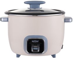 Nexser Rijstkoker 6L – Professionele Rijstkoker – 1300W – Automatisch – Non-stick Binnenpan – Inclusief Maatbeker & Rijstlepel – Grote Capaciteit