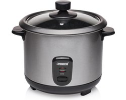 Princess Rijstkoker 271968- 1 Liter - 4 tot 6 personen - droogkookbeveiliging en warmhoudfunctie - RVS