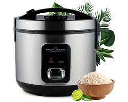 ProfiCook RK 1285 Rijstkoker en Stoomkoker - 1,2 liter - RVS