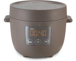 Quvo® Rijstkoker klein - Rijstkoker - Rijstkokers - Bruin - ‎23cm x 26cm x 20cm