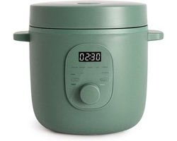 Quvo® Rijstkoker klein - Rijstkoker - Rijstkokers - Groene salie - 24cm x 23cm x 23cm