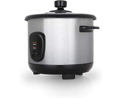 Quvo® Rijstkoker klein - Rijstkoker - Rijstkokers - Zwart - 23cm x 30cm x 28cm