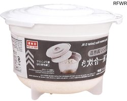 RFWR® Draagbare Magnetron Rijstkookkom - Ideaal voor Thuis, Reizen en Kamperen