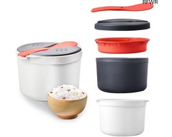 RFWR® Magnetron Rijstkoker voor Koken en Stomen van Rijst en Groenten