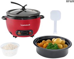 RFWR® Rijstkoker met Stoomfunctie en Anti-aanbak Pan - 1L 400W Voor 1-5 Personen