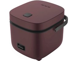 Rijstkoker 1,2L met Antiaanbaklaag en Stoommandje - Ideaal voor 1-2 Personen