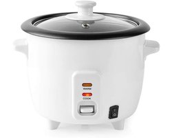 Rijstkoker - 300W - 0,6L - Wit - Rijst - Automatisch