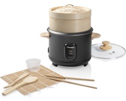 Rijstkoker & bamboe stoomschaal & sushiset