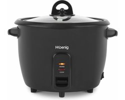 Rijstkoker met Antiaanbaklaag en Warmhoudfunctie - 1,8L, 700W, Vaatwasmachinebestendig