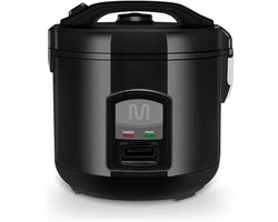 Rijstkoker - Multicooker - 1L - Incl Accesoires - Zwart - 5 Kopjes