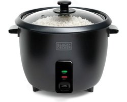 Rijstkoker van 1,8 liter, 700 W, met zwarte stoommand - black+decker - BXRC1800E