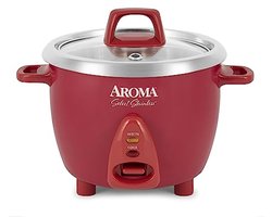 Roestvrijstalen rijstkoker met ongecoate binnenpan - 6 kopjes (1,2 Qt)