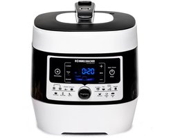 Rommelsbacher multifunctionele snelkookpan Mein Hans MD 1000 – 14 programma’s – Snelkoken, Rijstkoken, Sauteren, Stomen, Slowcooking, Sous-vide, Bakken en braden, Frituren – 6 liter