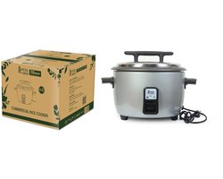 Royal Swiss® Rijstkoker 4.2L – Grote Capaciteit – Warmhoudfunctie – Geschikt voor Horeca & Groot Gezin