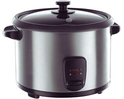 Russell Hobbs Cook@Home Rijstkoker – 1,8L (10 Koppen) – Met Warmhoudfunctie – 700W – RVS/Zwart