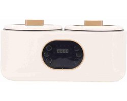 RWB® Slowcooker met Timer - Slowcooker op Timer - Slowcooker - Beige - ‎37 x 20 x 18 cm