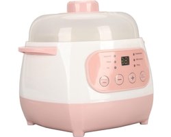 RWB® Slowcooker met Timer - Slowcooker op Timer - Slowcooker - Roze - 25 x 25 x 23 cm