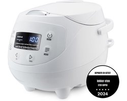 SCH® Rijstkoker klein - Rijstkoker - Rijstkokers - Wit - 30cm x 23cm x 21cm