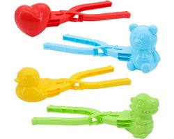 Set van 4 rijstballen vormen - Gele eend sushi vormen, onigiri maker voor rijst balletjes, kroketten en sneeuwballen