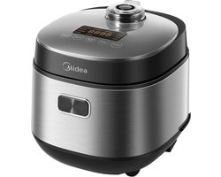 Snelkookpan - Elelktrische Snelkookpan - Rijstkoker – 2 Liter – 9 Programma’s – Zwart – Antiaanbaklaag – Warmhoudfunctie – Snelle Rijst 30 Min – Soep – Pap – Stomen – EU Stekker – Compact – Elektrisch – Met Geavanceerde Verwarmingstechnologie