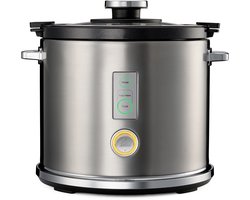 Solis Rice Cooker Multi 8162 - Rijstkoker en Stoomkoker - Voor Alle Soorten Rijst - Stoompan voor Rijst, Groente, Vis en Meer - 650 W - 1.2L