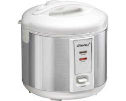 Steba RK2 rijstkoker - 3,5 liter inhoud - Stoominzet voor groenten vis - eenvoudige "éénknop" bediening - warmhoudfunctie - BPA vrij - RVS