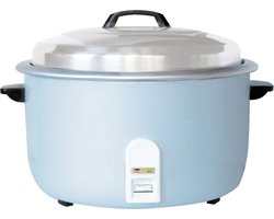Tellier Professionele elektrische rijstkoker - geschikt voor 10kg rijst - lichtblauw