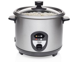Tristar Rijstkoker 1.5L - RK-6127 - 8 personen - Droogkookbeveiliging, warmhoudfunctie - RVS