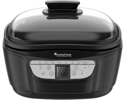 TurboTronic DMC24 Multicooker - Rijstkoker - Stoomkoker- 5 liter - RVS - Zwart