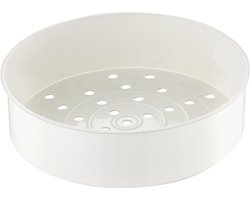 Universeel Stoomrek voor 2L Rijstkoker - Uniforme Verwarming - Multifunctioneel - Compact Formaat - Uitstekend Plastic - Ideaal voor Koken in de Keuken .