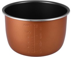 Universele Rijstkoker Vervangende Pan 4 Liter met Antiaanbaklaag - Aluminium Inzetstuk